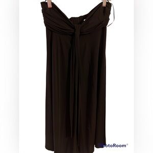 Trina Turk black Strapless dress size 8